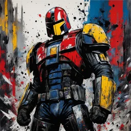 [Jean-Paul Riopelle] judge Dredd is a super hero