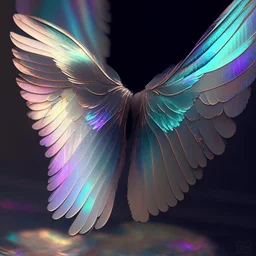 iridescent wings