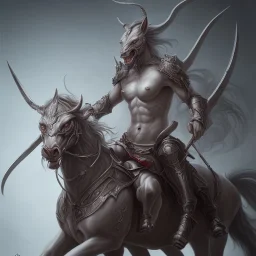evil bloodthirsty centaur
