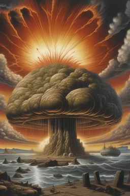 nuclear explosion by alex gray
