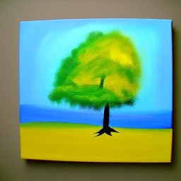 landscape tree painting abstract