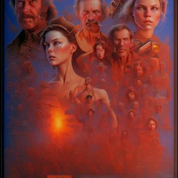 An original movie poster by drew struzan, western horror