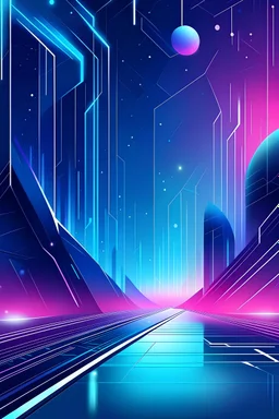 generate futuristic background for landing page store