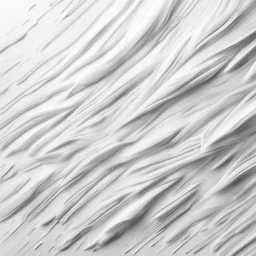 Hyper Realistic White Acrylic Brush Abstract Texture on White Wall