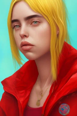 Billie Eilish, body, photorealistic, 8k