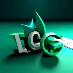 create 3D logo for iTeach