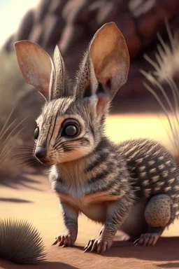 bighorn armadillo fawn skunk kitten wildcat,8k,unreal engine, very detailed, realistic, cinema 4D