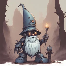 robot gnome sorcerer