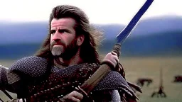 Mel Gibson , braveheart movie,details