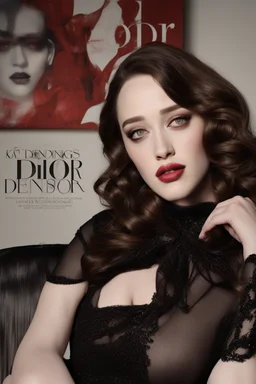 Kat Dennings face of Dior