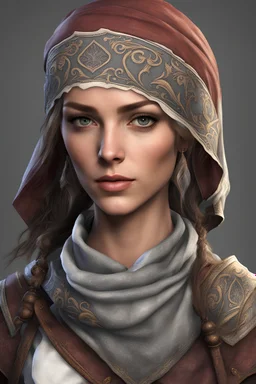 fantasy medieval bandana female