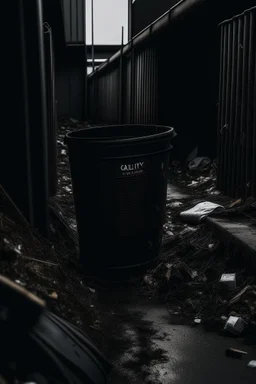 dark ally garbage on the ground