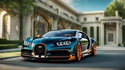 Bugatti Chiron Super sport MANSORY Fused with Bentley Continental GT, Super Detailed, desktop wallpaper, 4K