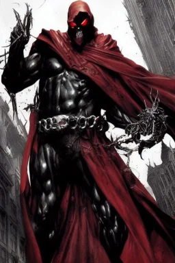 spawn concept art by lee bermejo and greg rutkowski