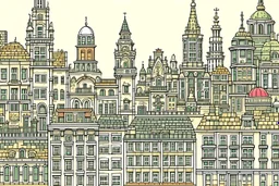 a city of different architectural styles