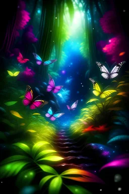 turn this picture magical with butterflies
