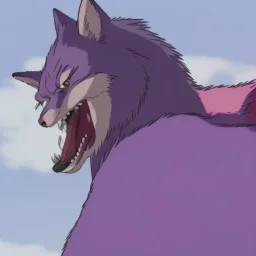 Purple wolf