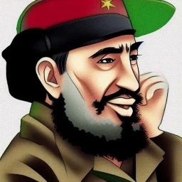 Fidel Castro estilo anime