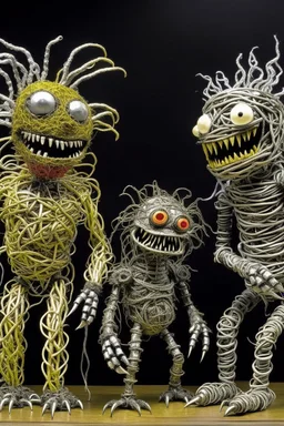 fraid wire monsters