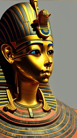 Tutankhamun, watching the Hyksos nomadic herders attack Egypt.