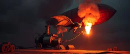 smoke making machine gremlin zeppelin