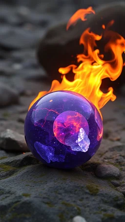 magic fire-stone ball