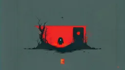 minimalist horror gaming theme