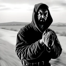 hand in Sergei Senkin style