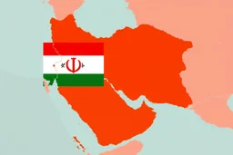 pop art pixels Iran history -