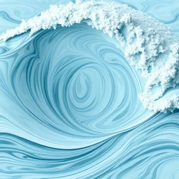 create a smooth breaking wave, made from dynamic patterns using realistic textures of water but arrange them in flowing abstract patterns of intertwining curves and lines to form the dynamic shape and the fluid motion of the breaking wave