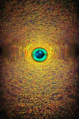merging into the moment; surreal optical art
