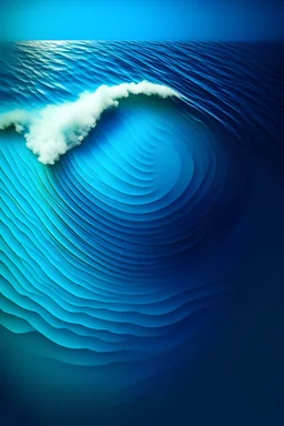 use the image and create abstract waves to use for a logo