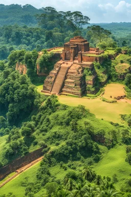 The ancient rock fortress of Sigiriya