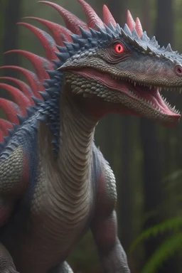 Dinosaur dragon creature , 3d 4k octane render, lifelike, photorealistic, artstation, illustration, smooth, sharp focus, ornate, intricate, complex, highly detailed, digital painting, smooth, art by tom bagshaw, akihiko yosh