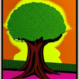 tree pop art