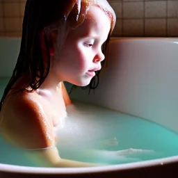 Girl in tub