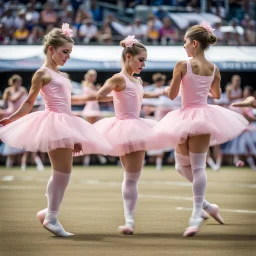 Ballerinas in the infield