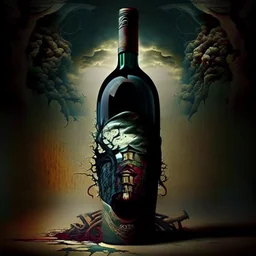 A bottle of wine in which all the evil of the world is hidden.