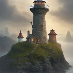 Hobbit-House Lighthouse steampunk