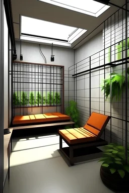 modern prison room designs with nature