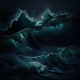 dark ocean waves energy