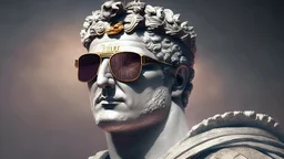 roman emperor with sunglasses