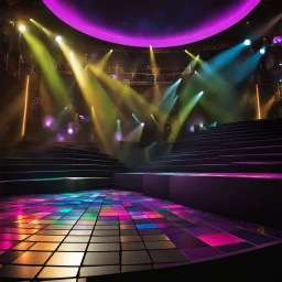 nice disco stage