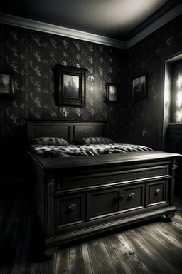 Grunge Goth Coffin Bedroom background