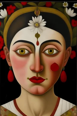 رسم حقيق لشخص يمتلك هذه المواصفات لون أزهر ليس بشديد البياض وليس بأسود اللون ذو وجه مستو غير دائري لذيه جبين واسع حاجبيه: مُقوّسان الشكل، قوّيان، متّصلان اتصالاً خفيفاً، لا يُرى إلّا في السَّفر؛ بسبب الغُبار. عينيه: كانتا واسعَتين جميلتَين، مُشّربتَين بالحُمرة؛ أي أنّ فيهما عروق حمراء رِقاق، شديدَتي سواد الحدقة، برموشٍ طويلةٍ. أنفه: كان أنفه مستقيم الشَّكل، طويلاً من وسطه، مع ارتفاعٍ، ودقيق الأرنبة؛ وهي ما لان من الأنف. صلب الخدين