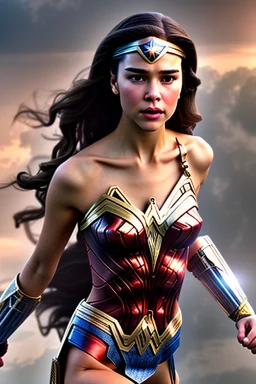 4K Ultra-HD -- Hailee Steinfeld as Wonder Woman --4k Ultra-HD--Hyper realistic--Cinema lighting