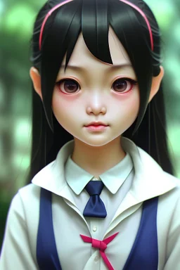 6 year old asian schoolgirl in school uniform portrait, epic colour treatment, cinematic colour treatment, meticulously intricate perfectly symmetrical extremely detailed, pixiv daily ranking, pixiv, extreme depth of field, artstation, spectacular details, volumetric lighting, masterpiece, cinematic, Hollywood production, 8k resolution, high definition, max octane render, vivid colors, max resolution, max perfectionism, realistic composition, professional photography, unreal engine