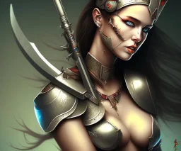 Sexy female warrior