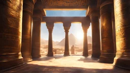 ((Masterpiece:1.3,concept art,best quality)),Egyptian castle interior for game,macro,sunlight,fantasy,dynamic composition,dramatic lighting,epic realism,award winning illustration