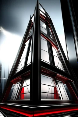 avengers stark tower buliding architecture futuristic-modern stlye.